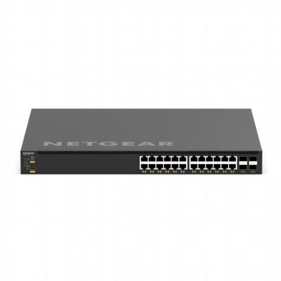 NETGEAR M4350 AVOIP SWITCH 24x10G/MG, 4x25G SFP (576-720W)