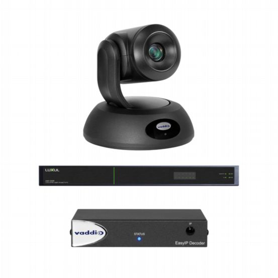 Vaddio EasyIP 20 Base Kit with Professional IP PTZ Camera - Black