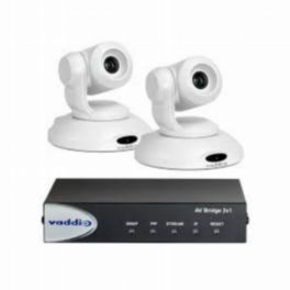 Vaddio Vaddio AV Bridge 2x1 with 2 PrimeSHOT 10 HDMI Cameras - White