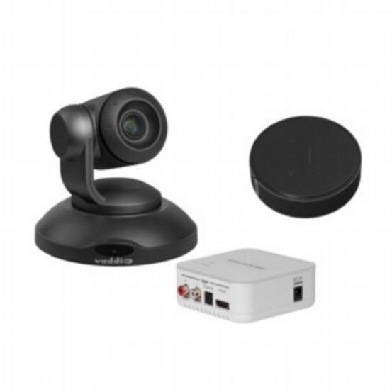 Vaddio ConferenceSHOT AV HD Conference Room System TableMIC 1 Bundle Without Speaker - Black