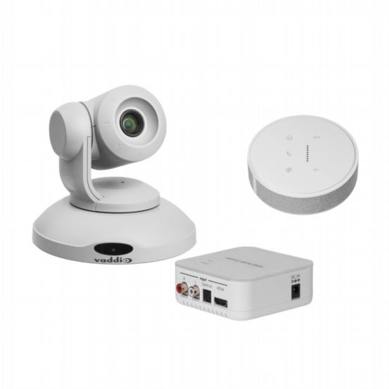 Vaddio ConferenceSHOT AV HD Conference Room System TableMIC 1 Bundle Without Speaker - White